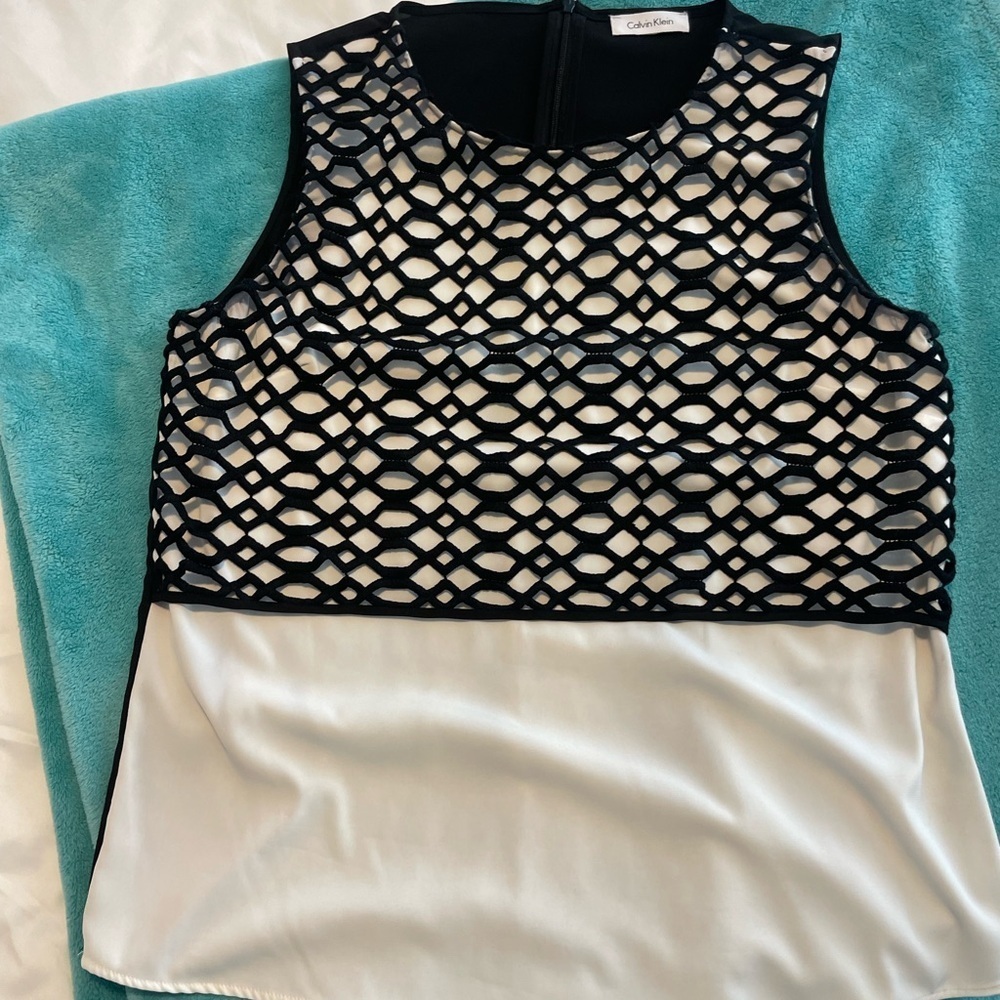 Calvin Klein Collection Black Tank Top